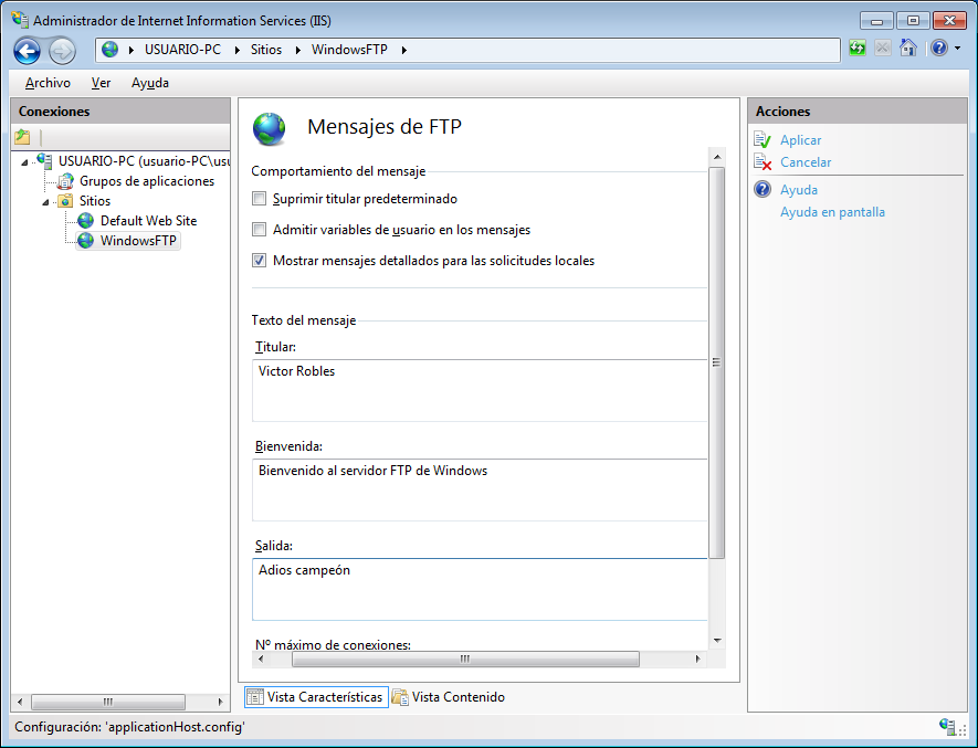 servidor ftp en windows 11