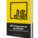 Libro de 207 preguntas de JavaScript para entrevistas técnicas (gratis)